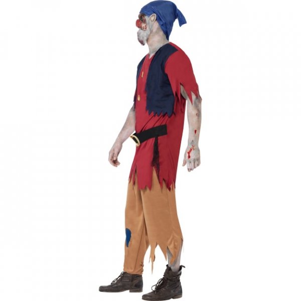 Zombie dvärg maskeraddräkt - Medium
