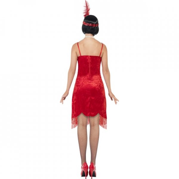 1920-tals Flapper Shimmy maskeraddräkt - Small