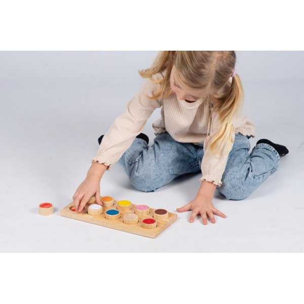 Taktilt memory spel